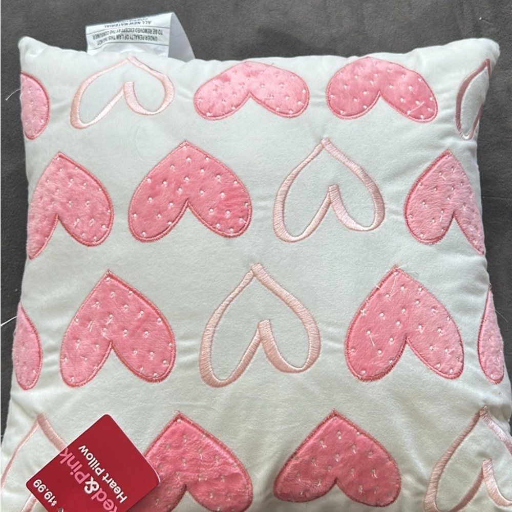 Heart Patterned Pillow